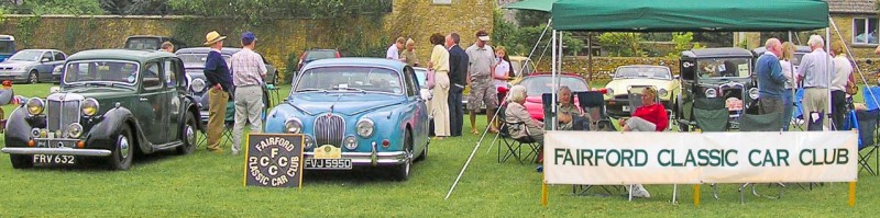 Fairford Classic Car Club featuring MG YA 1948 and a Jag Mk2 1966